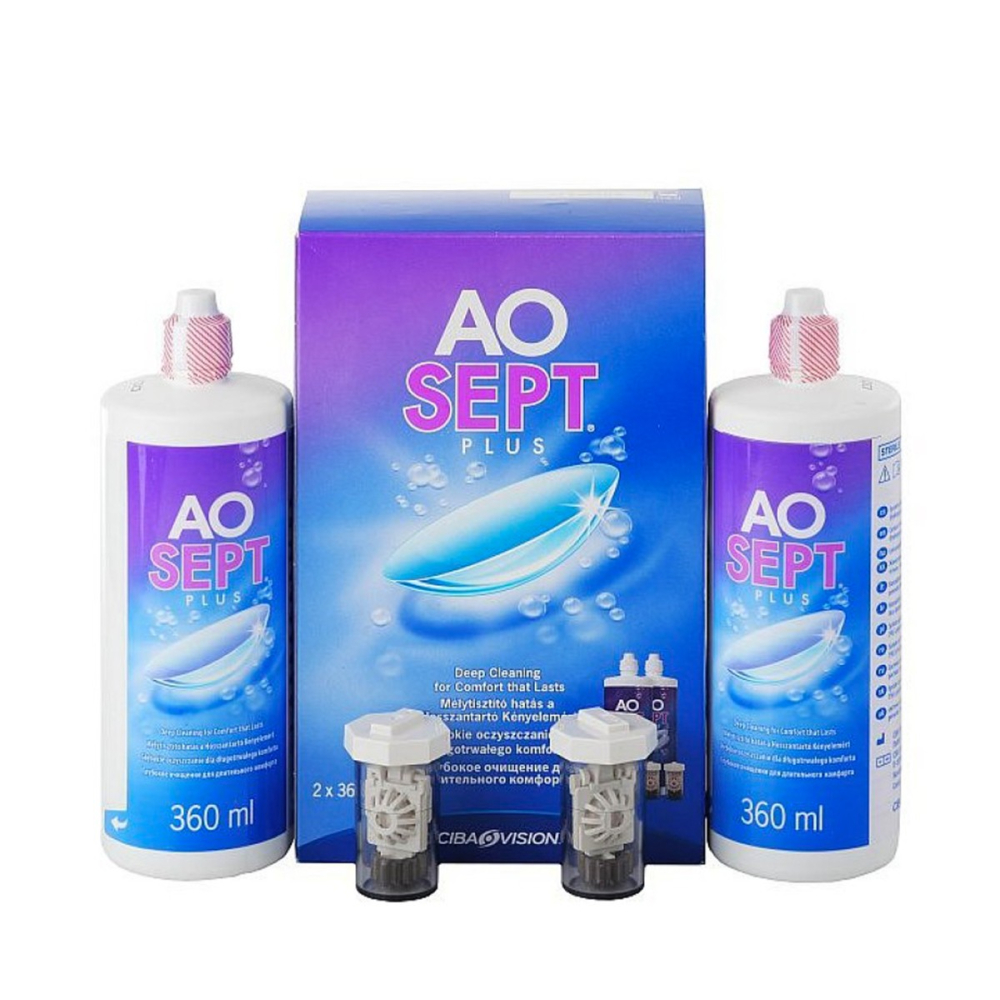 AOSept Plus 2 Mois (2x360ml)