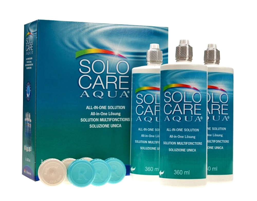 Solocare Aqua Advantage Pack (3x360ml)